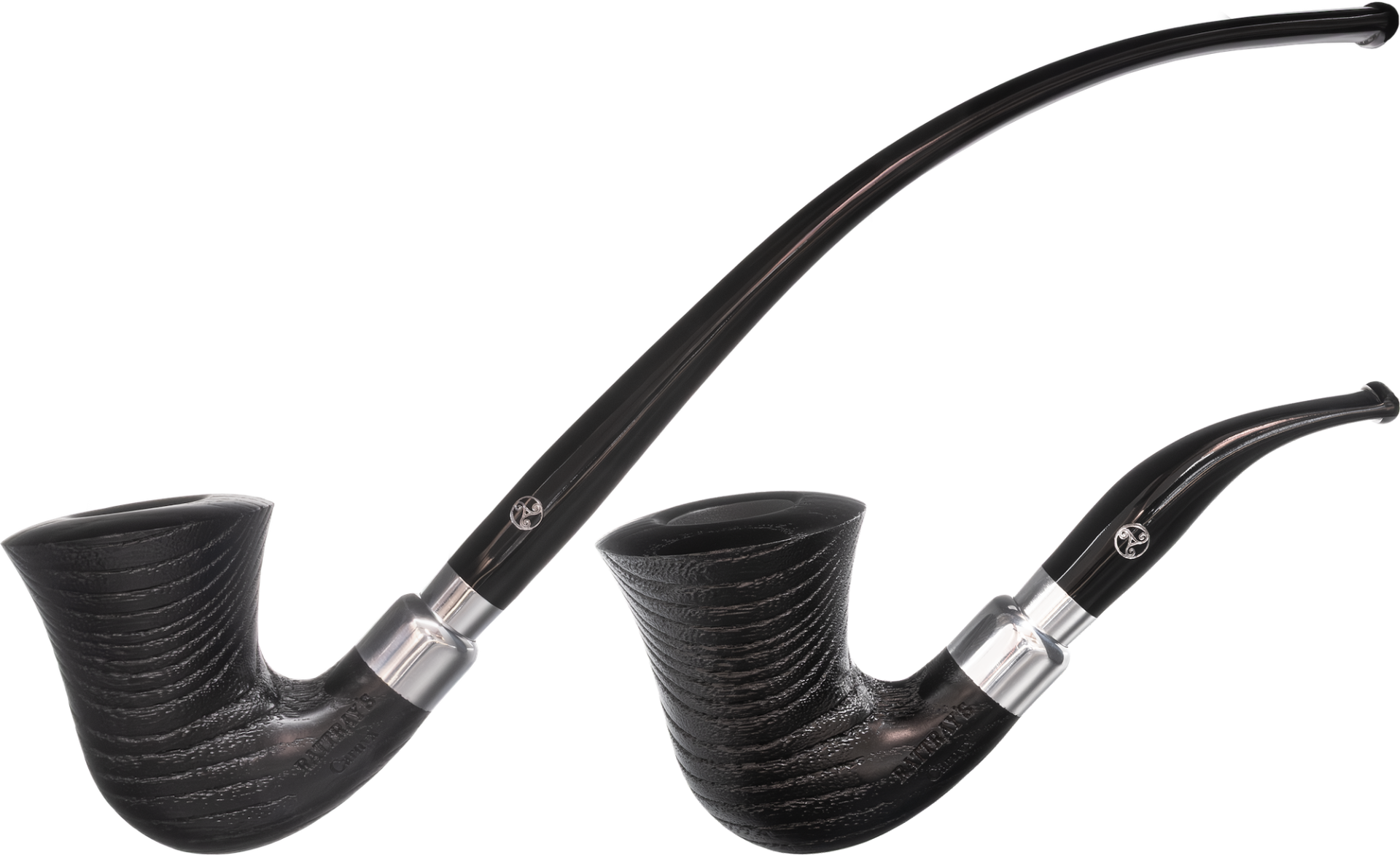 Rattray's Carnyx G Black Churchwarden Ash Pipe