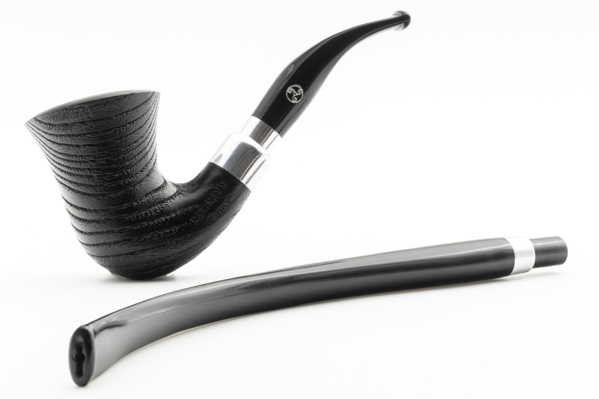 Rattray's Carnyx G Black Churchwarden Ash Pipe