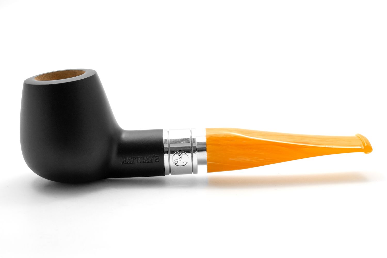 Rattray's Monarch Black 18 Yellow Pipe