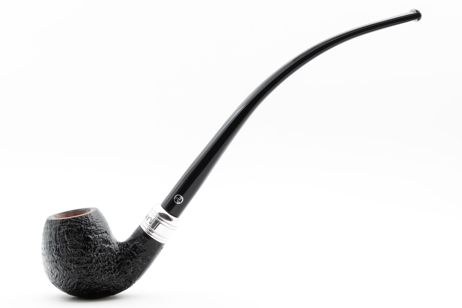 Rattray's The Bagpiper Sandblast Black Pipe
