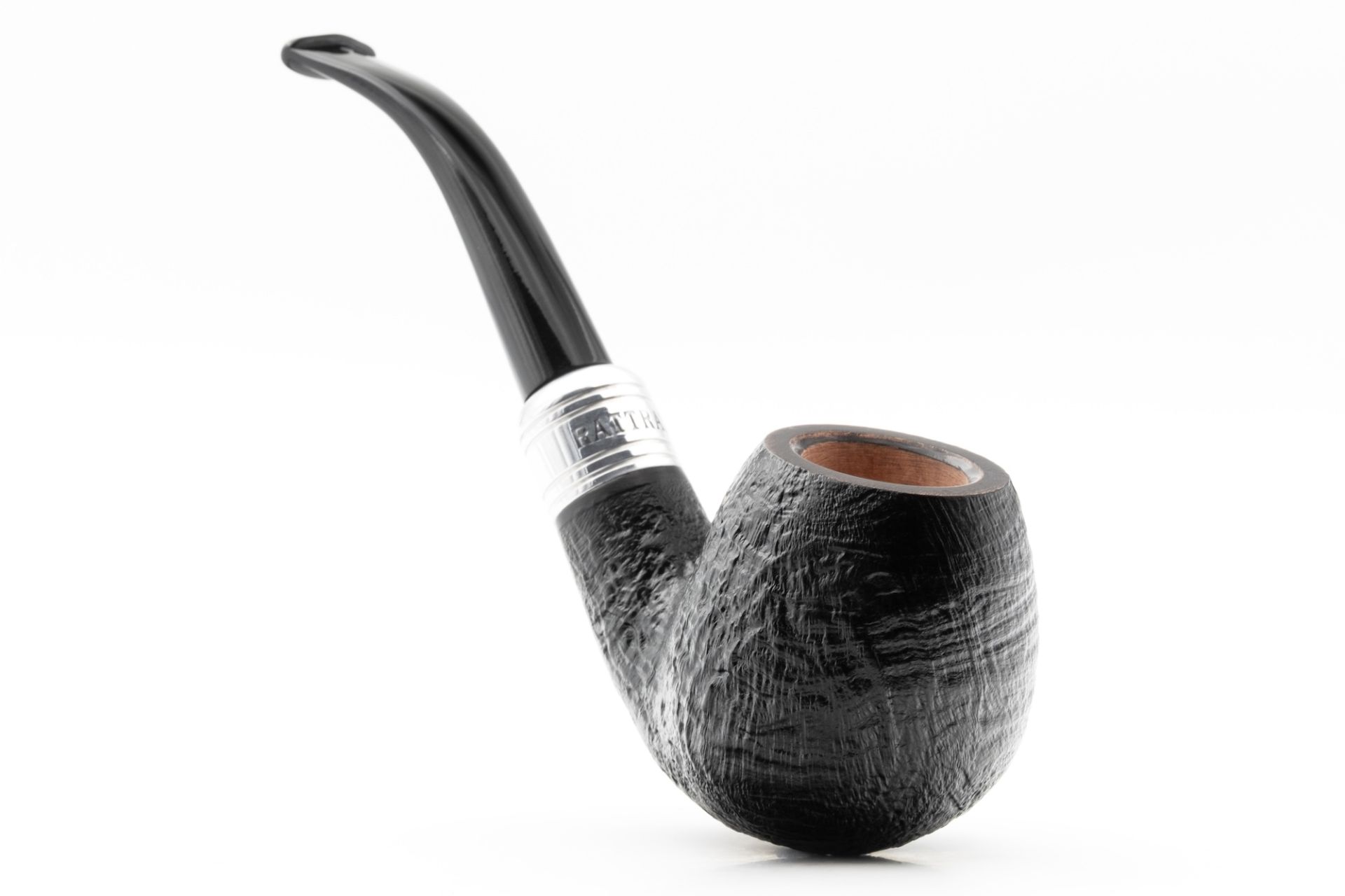 Rattray's The Bagpiper Sandblast Black Pipe