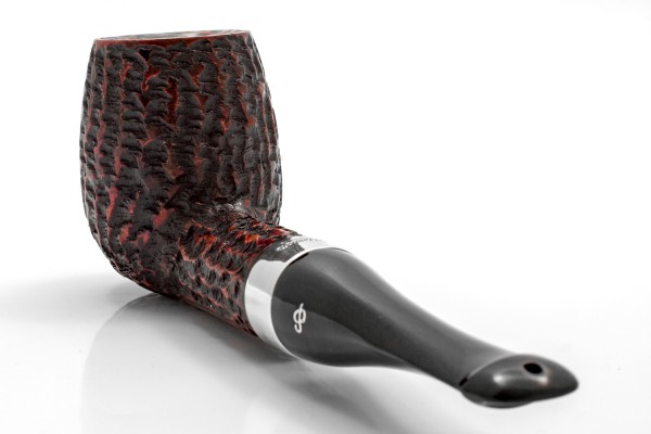 Peterson House Pipe Rustic Billiard 9mm Pipe - Image 3
