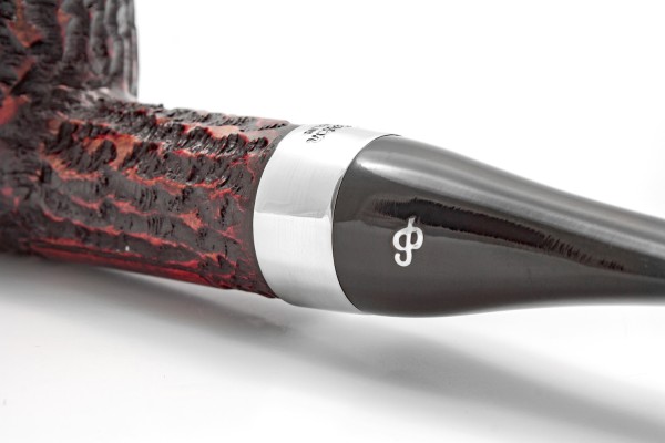 Peterson House Pipe Rustic Billiard 9mm Pipe - Image 4