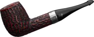 Peterson House Pipe Rustic Billiard 9mm Pipe
