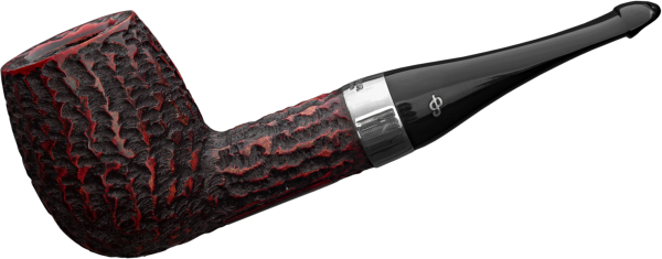 Peterson House Pipe Rustic Billiard 9mm Pipe
