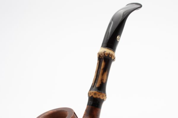 Rattray's Bamboo Bent Brown 9mm Briar Pipe - Image 6