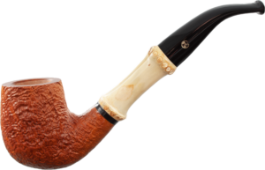 Rattray's Bamboo Bent Sandblasted Light 9mm Pipe