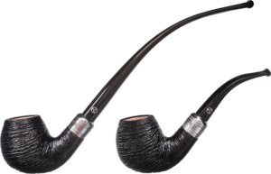 Rattray's The Bagpiper Rustic Black Pipe
