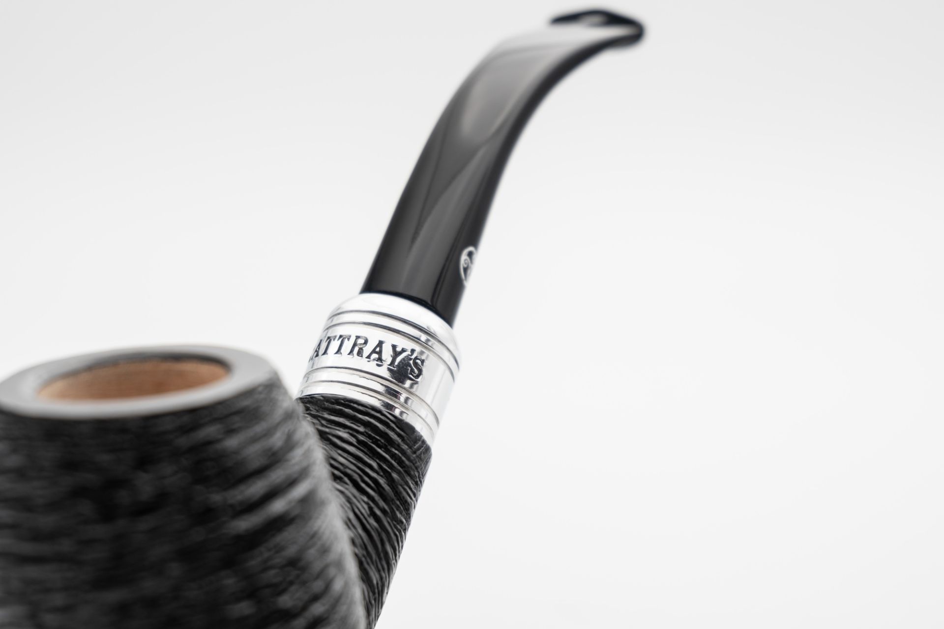 Rattray's The Bagpiper Rustic Black Pipe