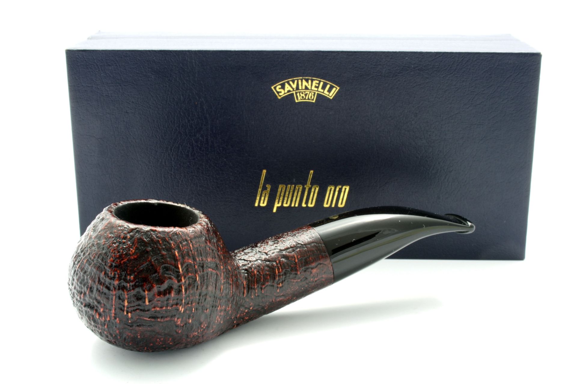 Savinelli Punto Oro 320 Sandblasted Pipe
