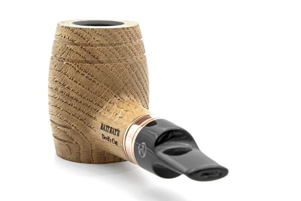 Rattray's Devil's Cut G Oak Sandblast 9mm Oak Wood Pipe - Image 4