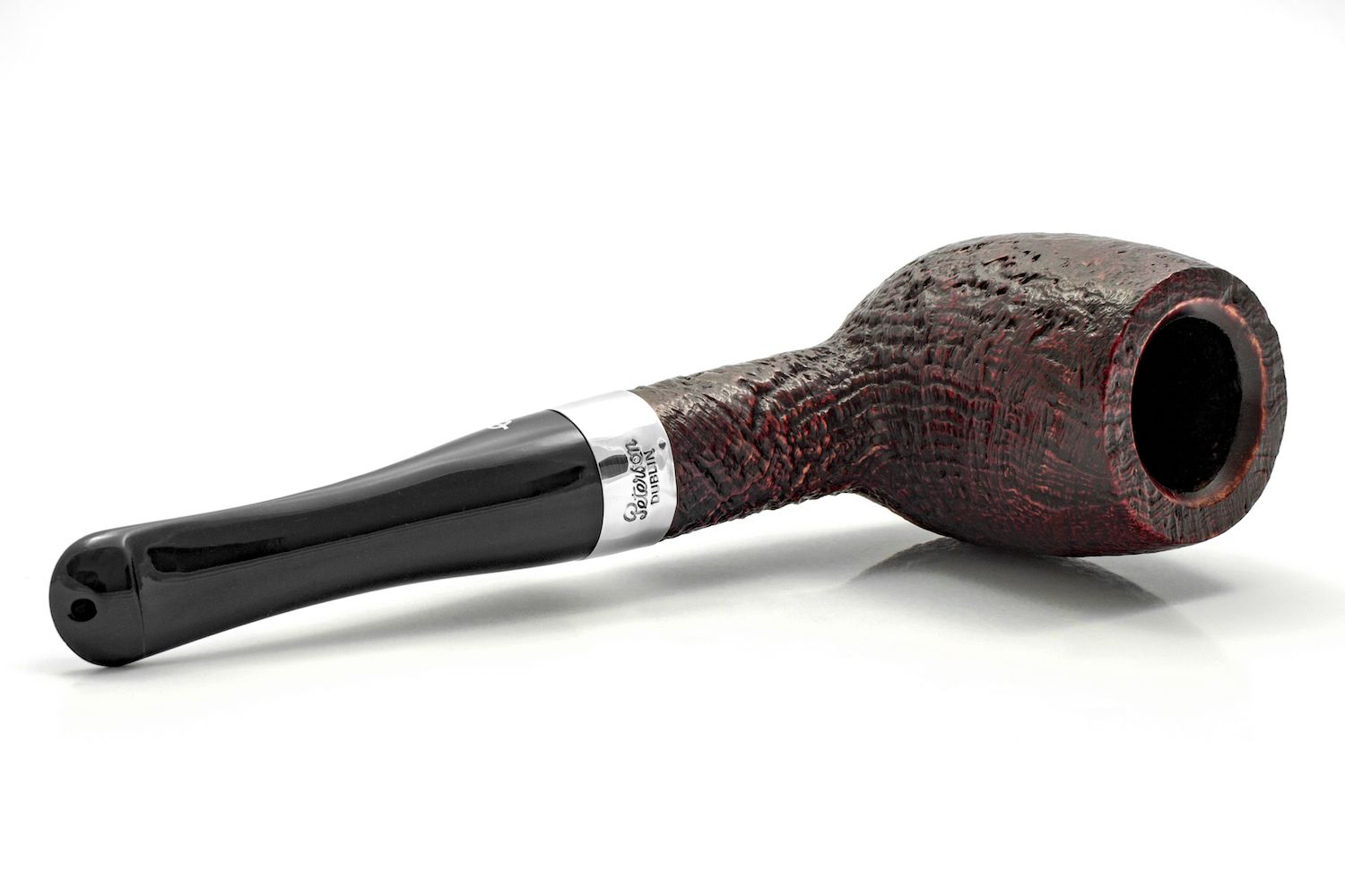 Peterson House Pipe Sandblast Billiard Pipe